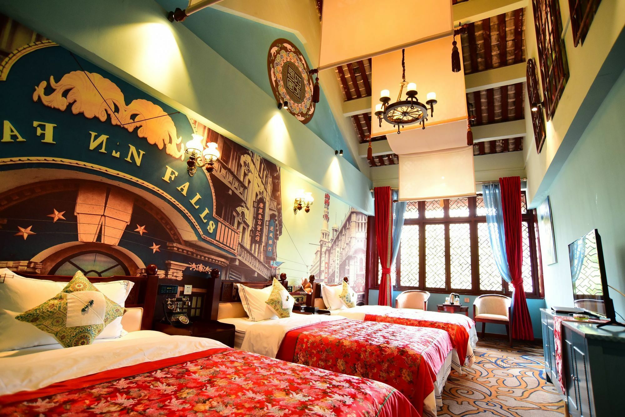 Vegas Cultural Hotel Чэнду Экстерьер фото